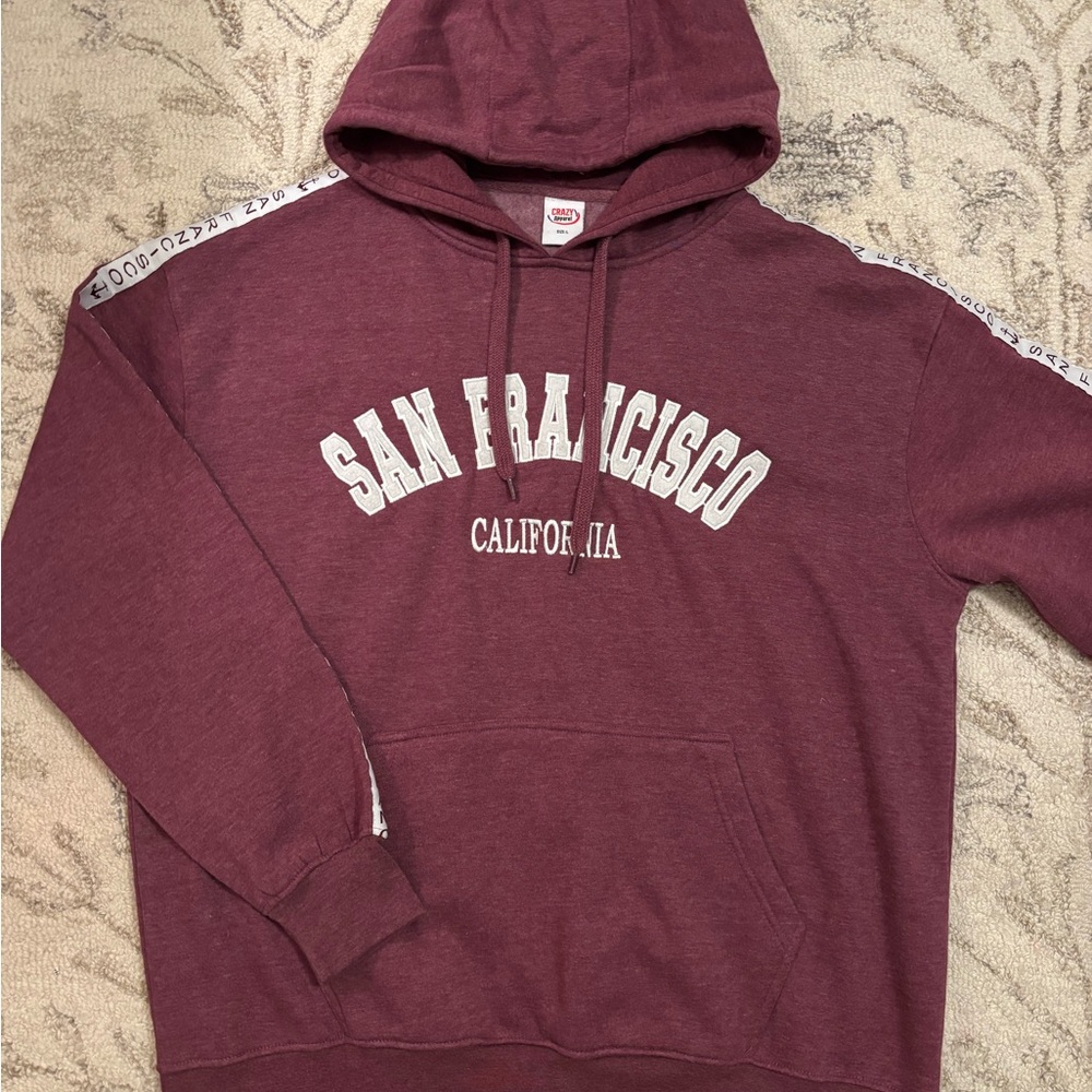 Maroon San Francisco Hoodie